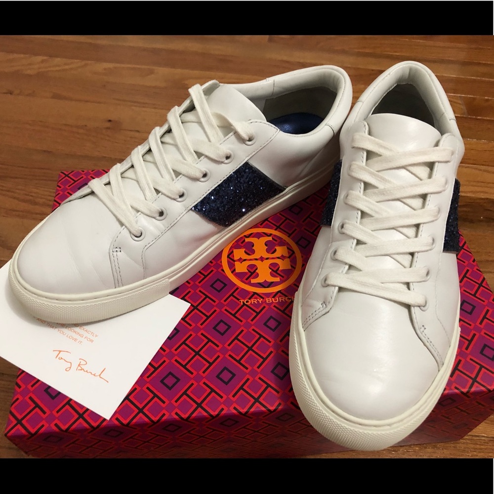 Tory Burch Carter Glitter Sneakers